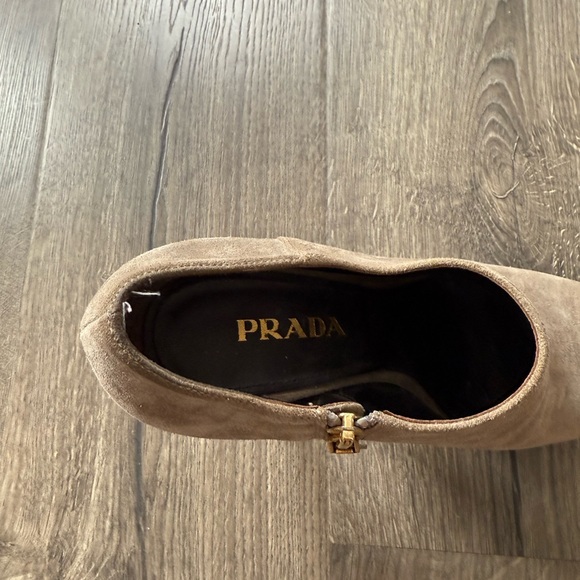 Prada Suede Ankle Booties - Picture 5 of 10
